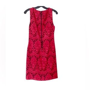 Alice & Olivia Red/Black Dress